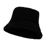 Chapéu à pescador feito de sherpa que proporciona calor e leveza cor preto