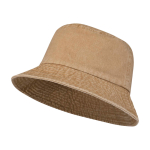 Chapéu à pescador de algodão lavado com design intemporal 245 g/m2 cor marfim