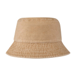 Chapéu à pescador de algodão lavado com design intemporal 245 g/m2 cor marfim segunda vista traseira