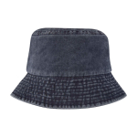 Chapéu à pescador de algodão lavado com design intemporal 245 g/m2 cor azul-marinho segunda vista traseira