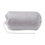 Manta de sherpa reciclada, toque agradável e confortável 126 x 152 cm cor preto segunda vista com caixa