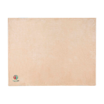 Manta de sherpa reciclada, toque agradável e confortável 126 x 152 cm cor marfim