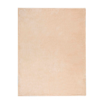 Manta de sherpa reciclada, toque agradável e confortável 126 x 152 cm cor marfim terceira vista frontal