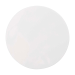 Espelho de maquilhagem elegante e deslizante para retoques rápidos cor branco segunda vista frontal