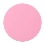 Espelho de maquilhagem elegante e deslizante para retoques rápidos cor cor-de-rosa claro segunda vista frontal