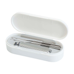 Conjunto de manicure que inclui todas as ferramentas essenciais cor branco