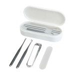Conjunto de manicure que inclui todas as ferramentas essenciais cor branco segunda vista