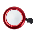 Campainha para bicicleta de alumínio e plástico com som forte cor vermelho segunda vista frontal