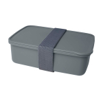 Lancheira de plástico reciclado para empresas 800 ml cor cinzento-escuro