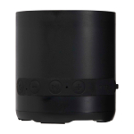 Colunas sem fios de plástico reciclado com microfone integrado 3 W cor preto segunda vista frontal