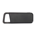 Powerbank ecológico resistente à água com mosquetão 5000 mAh cor preto segunda vista frontal