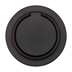 Suporte magnético para telemóvel com apoio em forma de argola cor preto segunda vista frontal