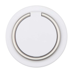 Suporte magnético para telemóvel com apoio em forma de argola cor branco segunda vista frontal