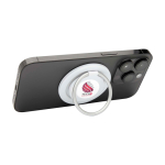 Suporte magnético para telemóvel com apoio em forma de argola cor branco