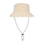 Chapéu à pescador de nylon com design dobrável 100 g/m2 cor marfim segunda vista frontal