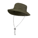 Chapéu à pescador de nylon com design dobrável 100 g/m2 cor verde-escuro