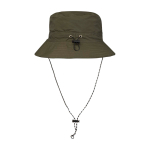 Chapéu à pescador de nylon com design dobrável 100 g/m2 cor verde-escuro segunda vista traseira