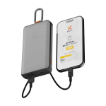 Powerbank solar com tecnologia de ultracarga 10 000 mAh cor grafite terceira vista