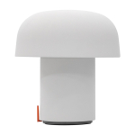 Coluna de aço e plástico com lâmpada LED regulável Kooduu 10W cor branco vista lateral