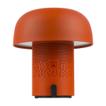 Coluna de aço e plástico com lâmpada LED regulável Kooduu 10W cor cor-de-laranja segunda vista frontal