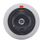 Lamparina com iluminação suave Kooduu Loome cor branco vista detalhe 2