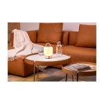 Lamparina com iluminação suave Kooduu Loome cor verde menta imagem de estilo de vida