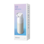 Garrafa inteligente filtro app monitorização 1 L LARQ PureVisTM 2.0 cor branco segunda vista com caixa