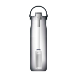 Garrafa térmica aço inox com filtro, tampa amovível 1 L LARQ Swig Top cor preto terceira vista