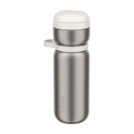 Garrafa desportiva térmica de aço inoxidável 600 ml Mepal Twist cor branco segunda vista frontal