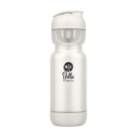 Shaker de plástico com misturador incluído 800 ml Mepal Shaker cor branco vista impressão tampografia