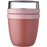 Minilancheira de plástico, espaço duplo 420 ml Mepal Ellipse Mini cor cor-de-rosa