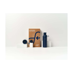 Garrafa de sistema de 3 tampas interpermutáveis 500 ml Ocean Bottle cor azul-marinho segunda vista