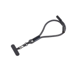 Lanyard de pulso de PVC e nylon com carga rápida USB-C para telemóvel