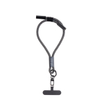 Lanyard de pulso de PVC e nylon com carga rápida USB-C para telemóvel