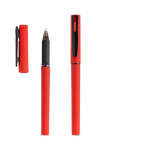 Roller reciclado com corpo de borracha e escrita macia, tinta preta cor vermelho