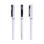 Roller reciclado com corpo de borracha e escrita macia, tinta preta cor branco