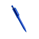 Caneta de ABS reciclado com mecanismo de botão, tinta azul