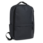 Mochila soft com detalhes refletores e manga para trolley 15,6” cor preto