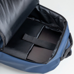 Mochila soft com detalhes refletores e manga para trolley 15,6”