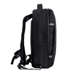 Mochila de bambu jacquard com fechos de correr impermeáveis PC 15,6” cor preto