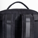 Mochila de bambu jacquard com fechos de correr impermeáveis PC 15,6”