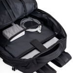 Mochila de bambu jacquard com fechos de correr impermeáveis PC 15,6”