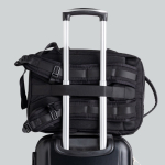 Mochila de bambu jacquard com fechos de correr impermeáveis PC 15,6”