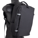 Mochila de bambu jacquard com fechos de correr impermeáveis PC 15,6”