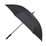 Guarda-chuva automático de rPET com punho tipo golfe e 8 painéis Ø120 cor preto