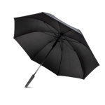 Guarda-chuva automático de rPET com punho tipo golfe e 8 painéis Ø120 cor preto