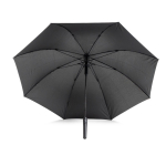 Guarda-chuva automático de rPET com punho tipo golfe e 8 painéis Ø120 cor preto