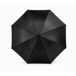Guarda-chuva automático de rPET com punho tipo golfe e 8 painéis Ø120 cor preto