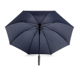 Guarda-chuva automático de rPET com punho tipo golfe e 8 painéis Ø120 cor azul-marinho