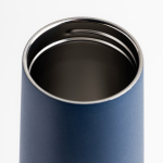 Garrafa térmica de aço inoxidável com tampa de bambu natural 550 ml